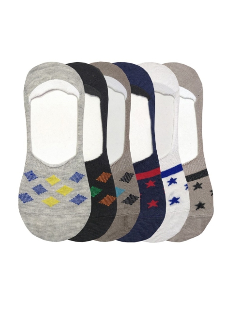 

Urban Dog Men Pack of 6 Assorted Shoe Liner Socks