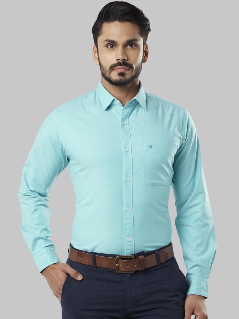 

Raymond Men Sea Green Slim Fit Solid Casual Shirt