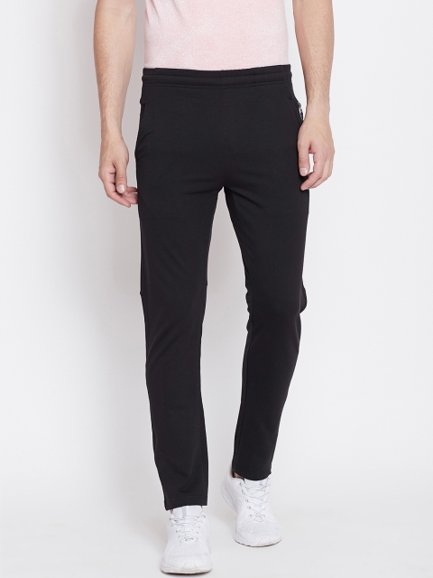 

Okane Men Navy Blue Solid Slim-Fit Trackpants