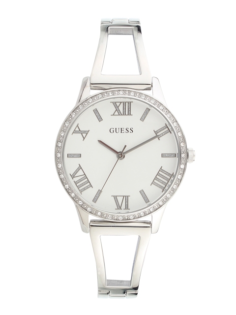 

GUESS Women Silver-Toned Analogue Watch W1208L1