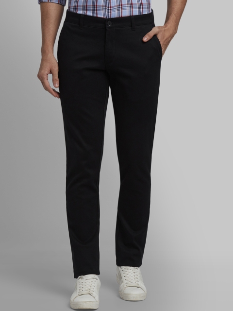 

Parx Men Black Tapered Fit Solid Regular Trousers