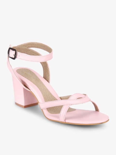 

Beli Women Pink Solid Block Heels