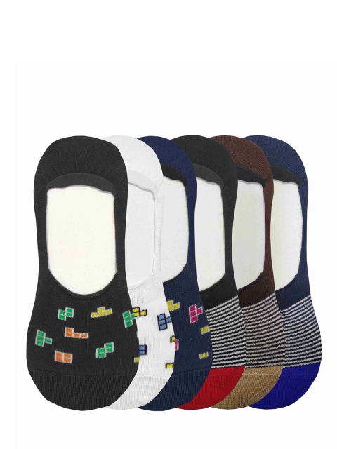 

Urban Dog Men Pack of 6 Assorted Shoe Liner Socks