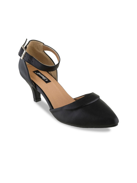 

Sherrif Shoes Women Black Solid Pumps