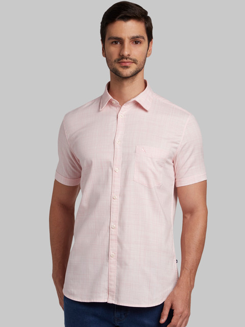 

Parx Men Red Slim Fit Solid Casual Shirt
