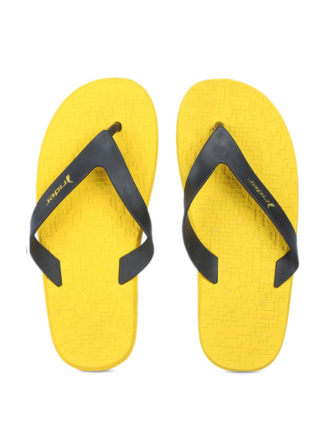 

Rider Men Black & Black Solid Thong Flip-Flops