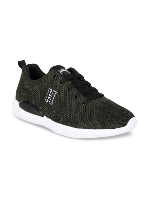 

Harvard Men Olive Green Mesh Running Shoes