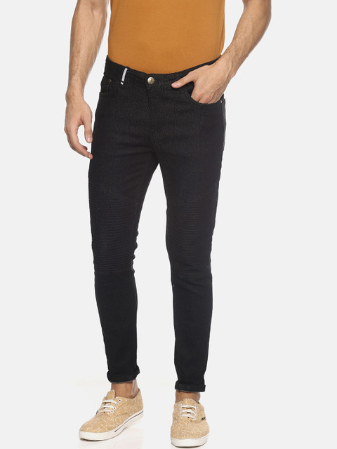 

IMPACKT Men Black Skinny Fit Mid-Rise Clean Look Stretchable Jeans
