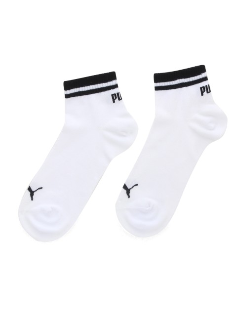 

Puma Unisex White Solid Ankle-Length Socks