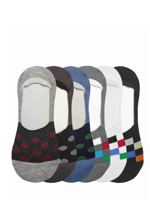 

Urban Dog Men Pack of 6 Assorted Shoe Liner Socks