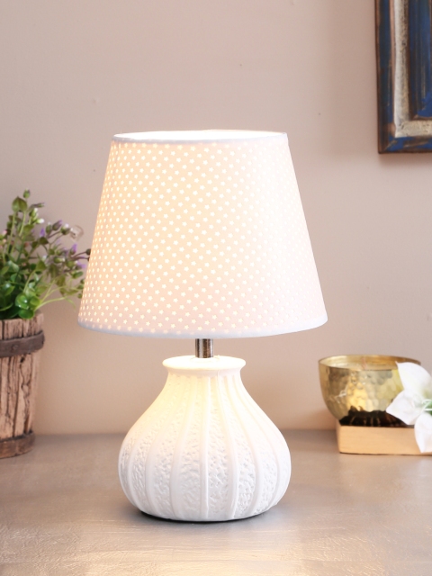 

TAYHAA White Solid Bedside Standard Table Lamp