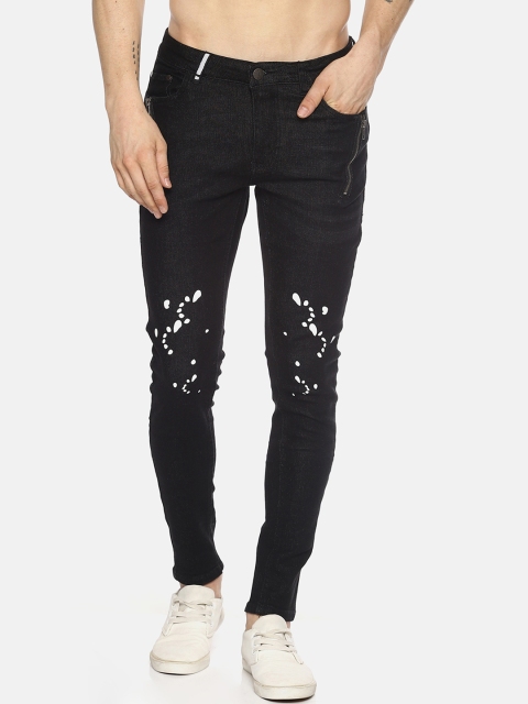 

IMPACKT Men Black Skinny Fit Mid-Rise Clean Look Stretchable Jeans