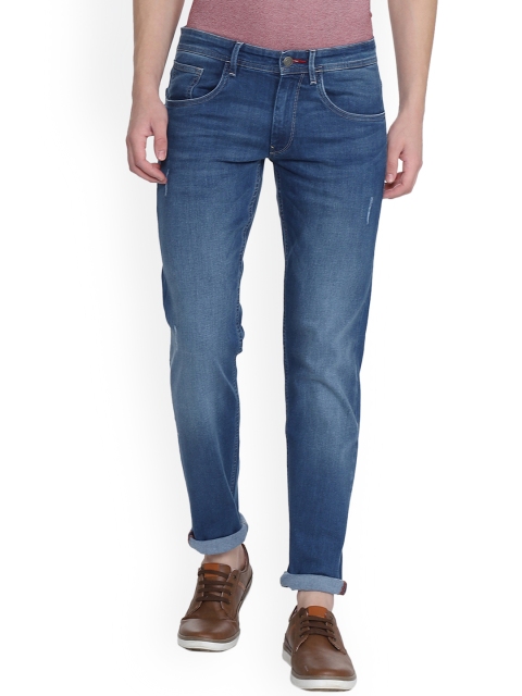 

Solly Jeans Co. Men Blue Skinny Fit Mid-Rise Clean Look Jeans