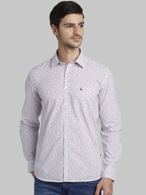 

Parx Men Multicoloured Slim Fit Printed Casual Shirt, Multi
