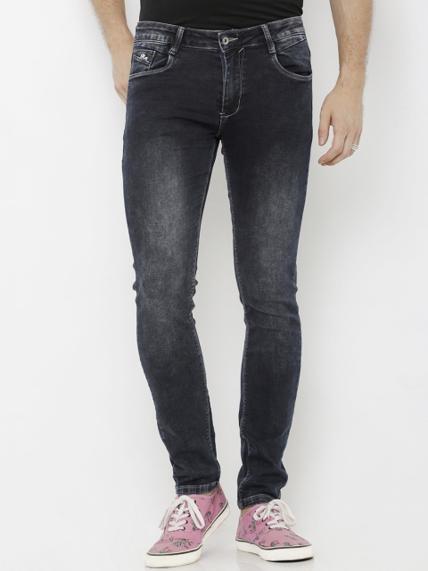 

Rex Straut Jeans Men Blue Slim Fit Mid-Rise Clean Look Stretchable Jeans
