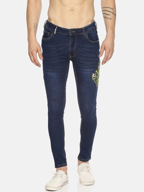 

IMPACKT Men Blue Skinny Fit Mid-Rise Clean Look Stretchable Jeans
