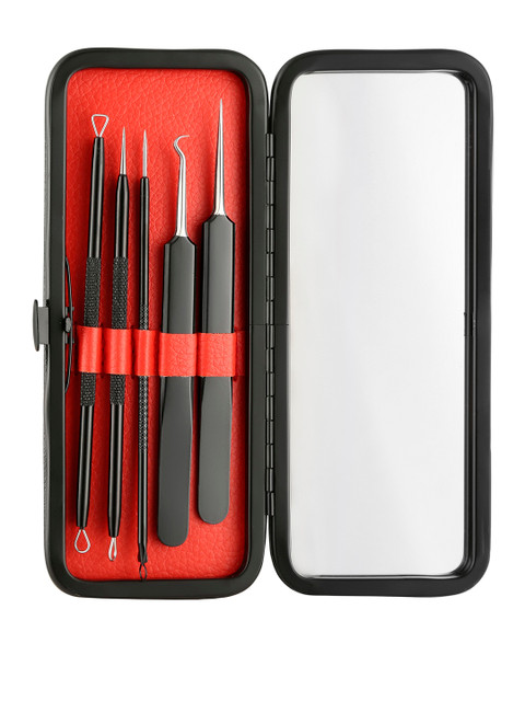 

Foolzy Black Pack Of 5 Remover Tools Kit With Case