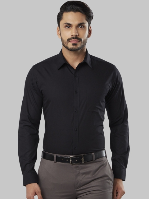 

Next Look Men Black Slim Fit Solid Formal Shirt