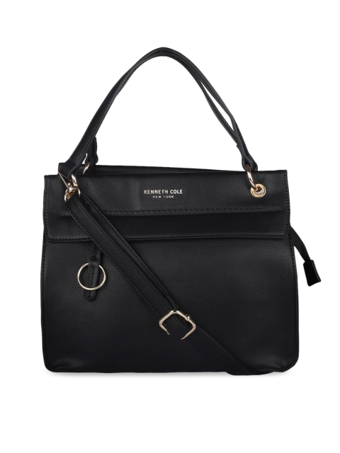 

Kenneth Cole Black Solid Handheld Bag
