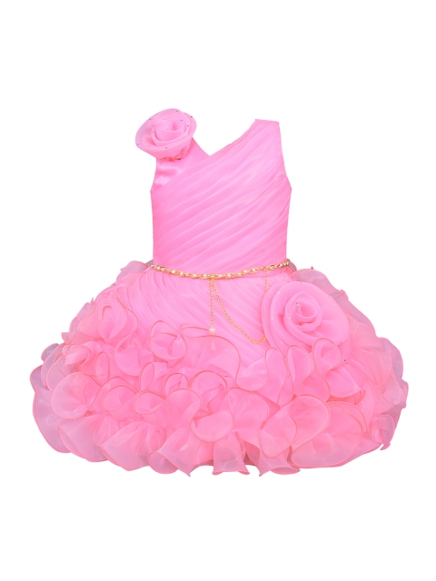 

Wish Karo Girls Pink Fit and Flare Dress
