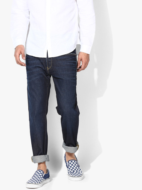 

Blue Regular Fit Low-Rise Clean Look Jeans