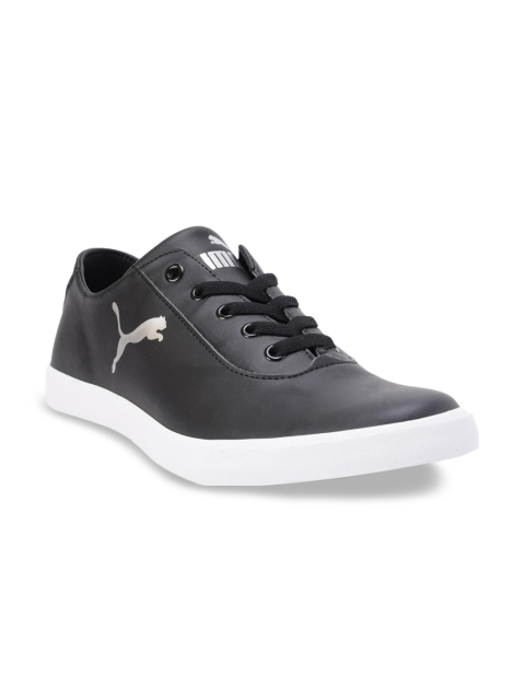 

Puma Men Black Leather Primnos IDP Sneakers