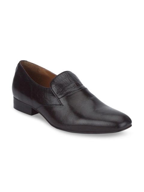 

Aditi Wasan Men Brown Leather Slip-on Shoes