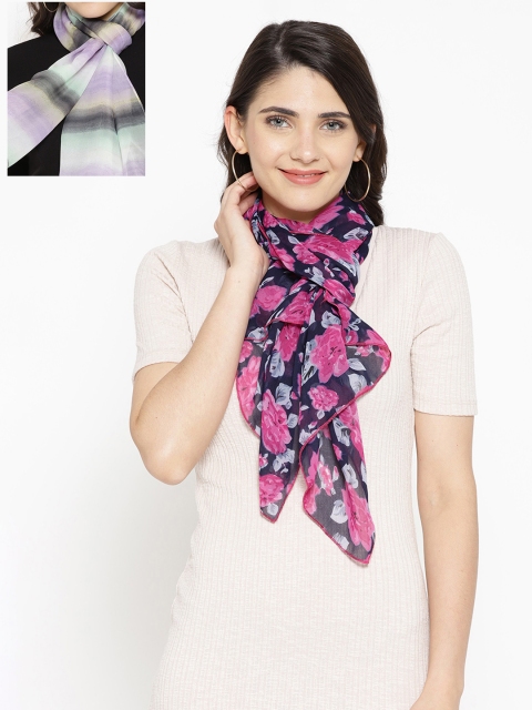 

Trend Arrest Pack of 2 Printed Scarves, Multi