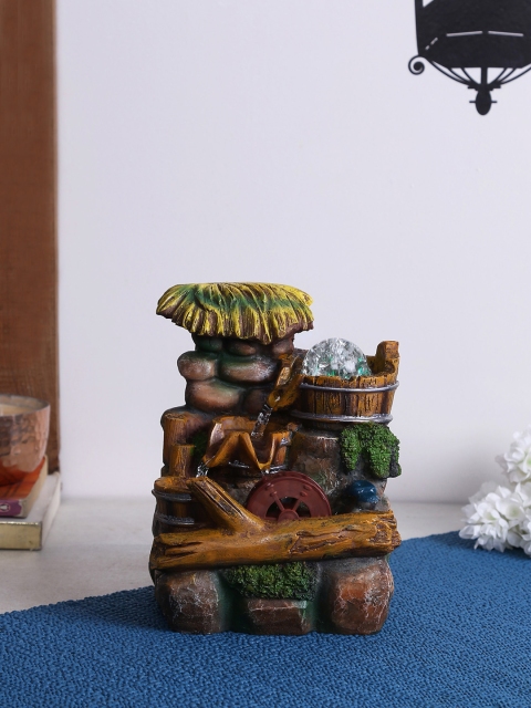 

House Of Accessories Tan Brown Resin Decorative Fountain