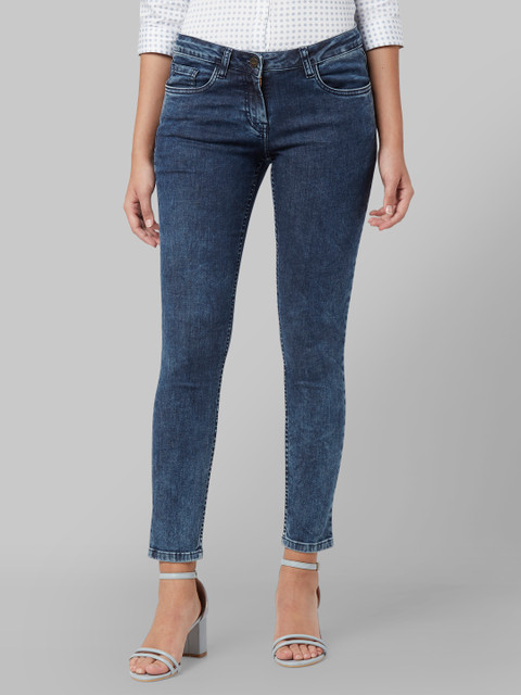 

Park Avenue Women Blue Regular Fit Mid-Rise Clean Look Jeans