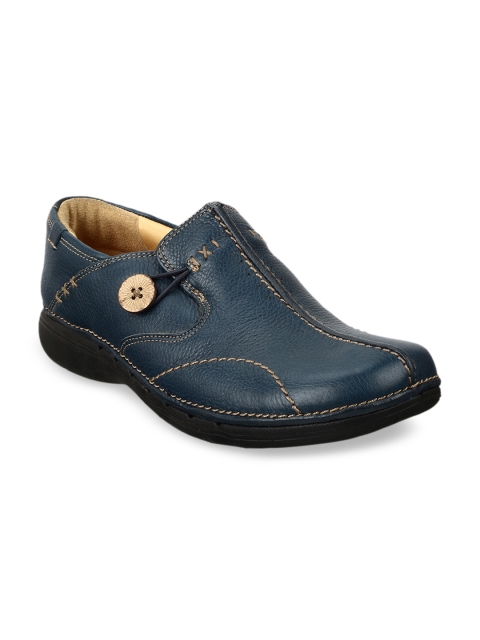 

Clarks Women Navy Blue Slip-On Sneakers