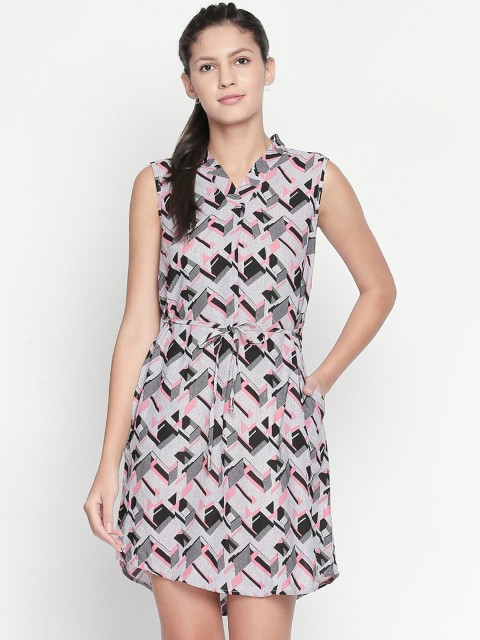 

Annabelle by Pantaloons Women Grey Sheath Dress
