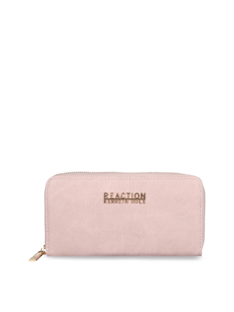

Kenneth Cole Women Pink Solid Zip Around Wallet