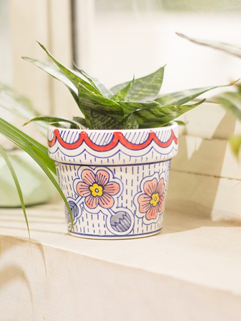 

The Wishing Chair Multicoloured Printed Table Planter, Multi