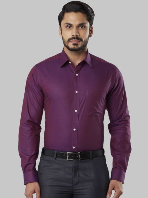 

Raymond Men Purple Slim Fit Solid Formal Shirt