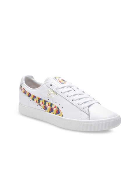 

Puma Unisex White Leather Sneakers
