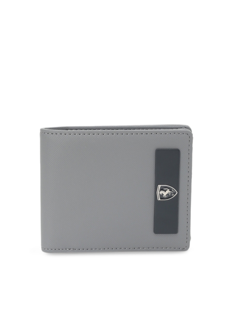 

Puma Unisex Grey Solid Two Fold Wallet