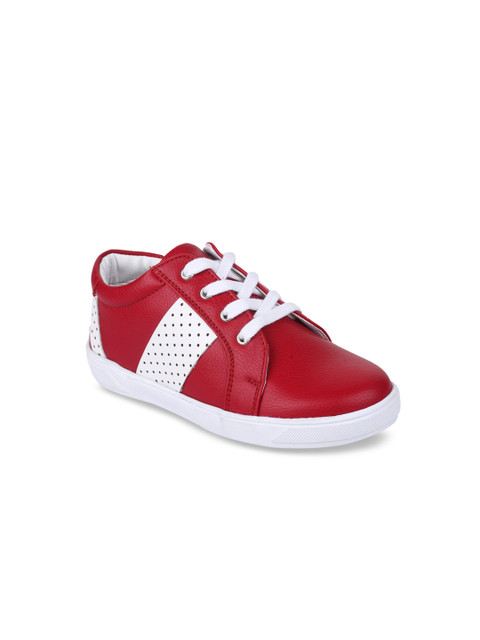 

Bruno Manetti Unisex Red Sneakers
