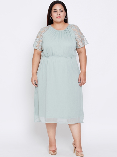 

Oxolloxo Women Green Blouson Dress