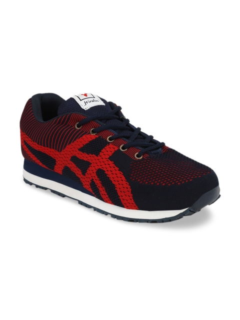 

HIROLAS Men Red Textile Training or Gym Shoes