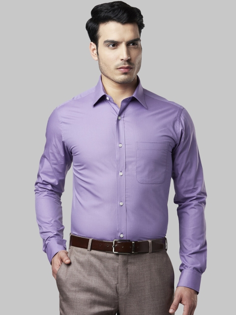 

Raymond Men Purple Slim Fit Solid Formal Shirt