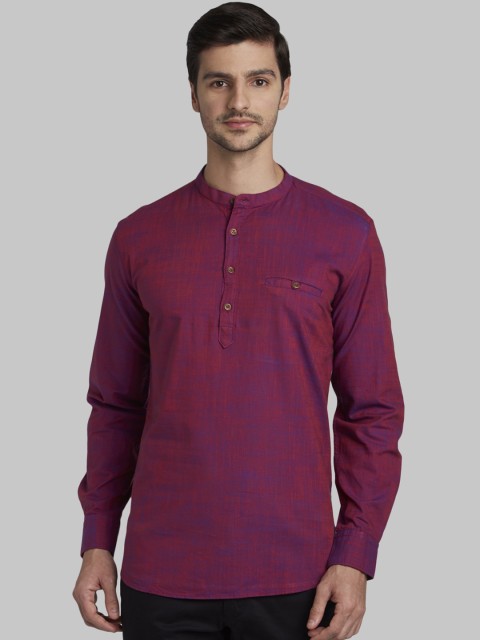 

Parx Men Red Slim Fit Solid Casual Shirt