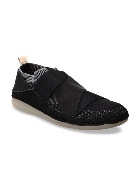 

Clarks Women Black Slip-On Sneakers
