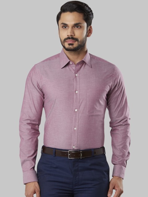 

Raymond Men Mauve Slim Fit Solid Formal Shirt