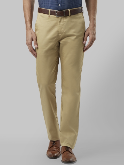 

Raymond Men Khaki Regular Fit Solid Formal Trousers