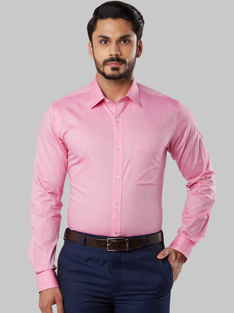 

Raymond Men Pink Slim Fit Solid Formal Shirt