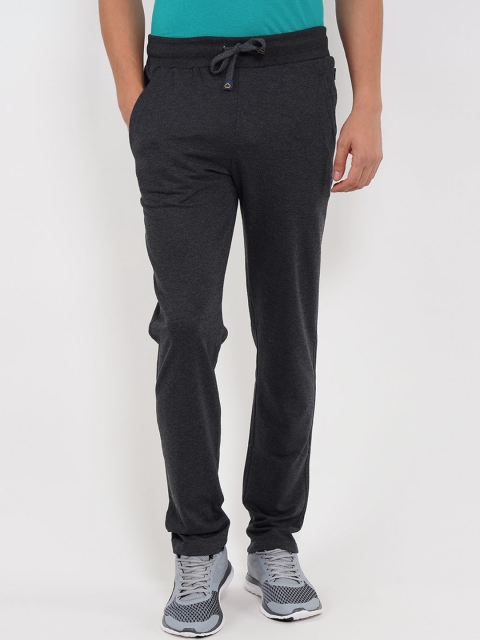 

Sweet Dreams Men Charcoal Grey Solid Straight-Fit Trackpants
