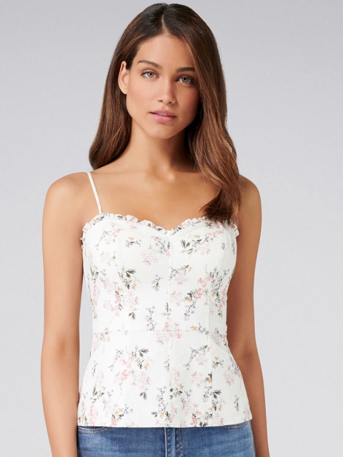 

Forever New Women White Printed Top