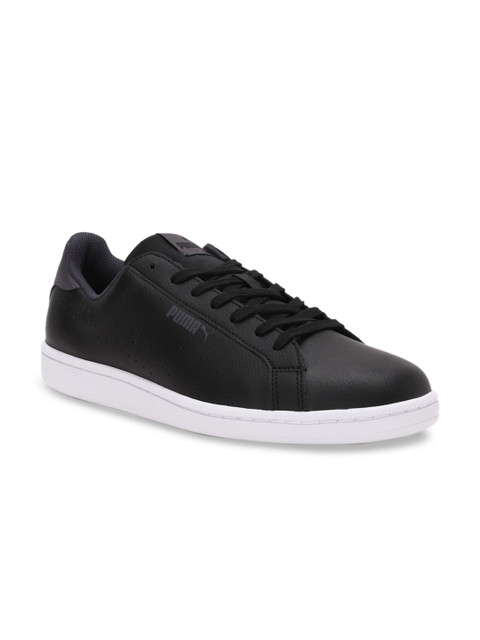 

Puma Unisex Black Leather Sneakers
