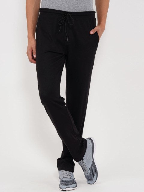 

Sweet Dreams Men Black Solid Straight-Fit Trackpants